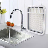Multi-Utility Collapsible Silicone Kitchen Sink Drainer