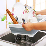 Multi-Utility Collapsible Silicone Kitchen Sink Drainer