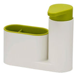 2-in-1 Sink Organizer : Soap Dispenser & Sponge Holder