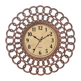 Decorative Spiral Wall Clock (Copper) (Small)