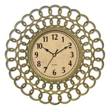 Decorative Spiral Wall Clock (Gold) (Small)