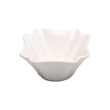 3 Square Shaped Ceramic Bowls Serving Platter with Wooden Tray Set