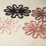 Stylish 4 Starry Silicon Trivets Set (Mix Colors)