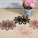 Stylish 4 Starry Silicon Trivets Set (Mix Colors)