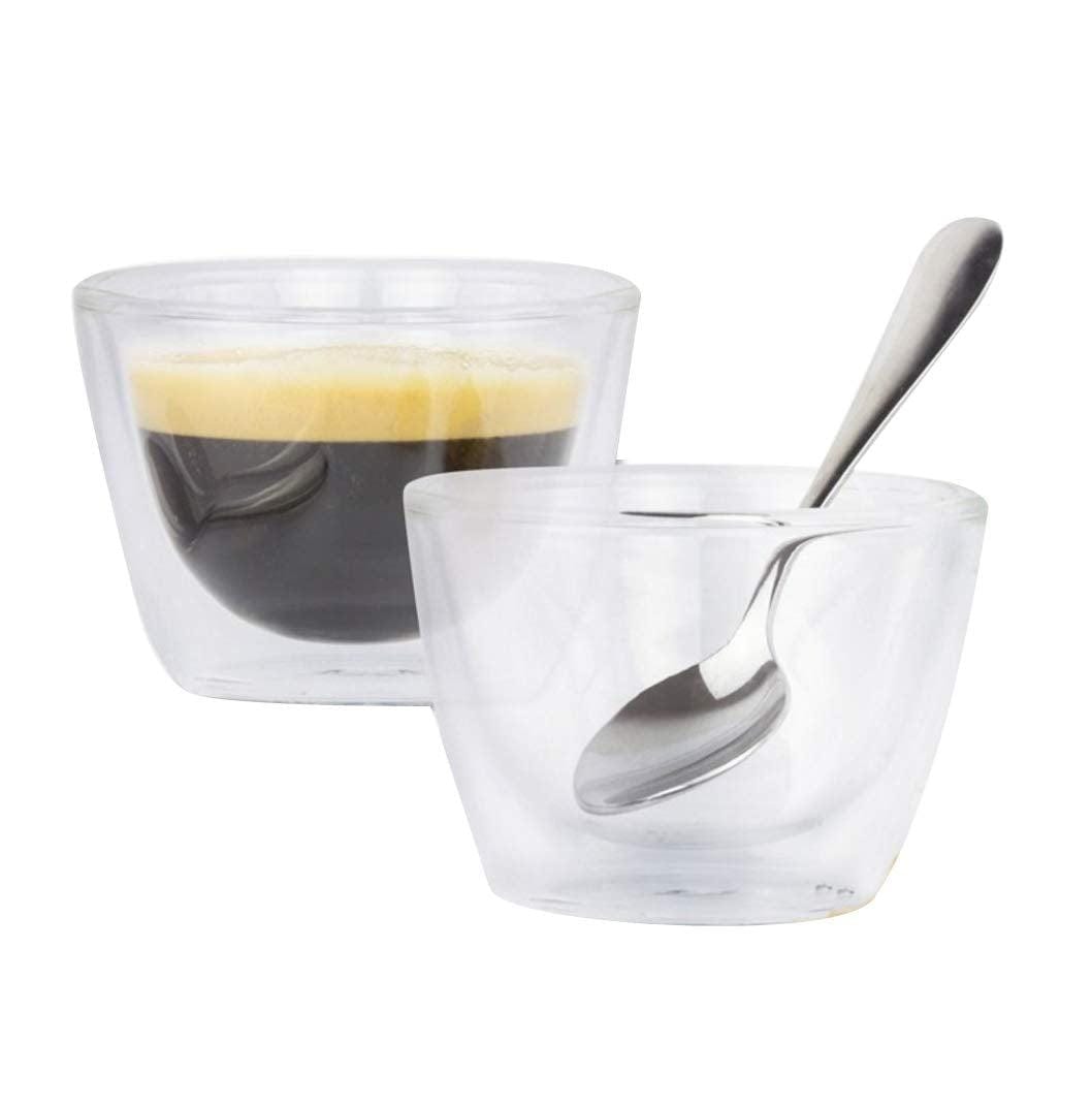 Double Wall Glass Dessert Bowl (180 ml) (Pack of 4)