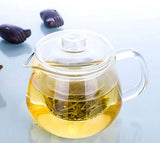 Chai Pot - Glass Tea Pot with Infuser & Lid (650 ml)