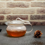 Glass Tea Pot with Filter & Self-Locking Cover Lid (450 ml)