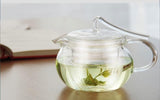 Glass Tea Pot with Filter & Self-Locking Cover Lid (450 ml)