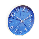 Cheers Decorative Wall Clock (White & Blue)