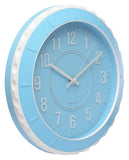 Whacky Watch Dial Wall Clock (White & Blue)