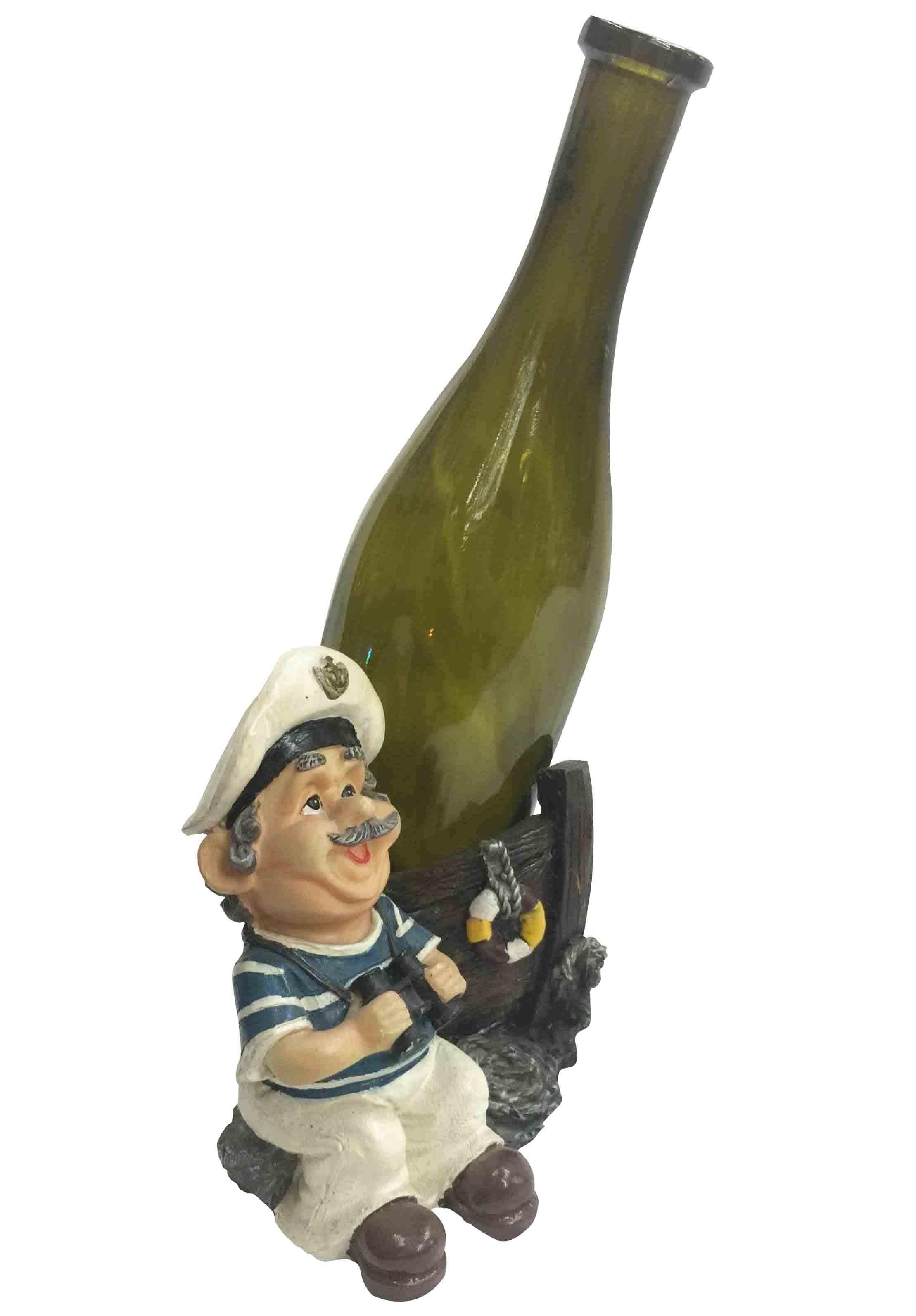 Cool Captain Figurine Resin Bottle Holder Set (Binoculars)