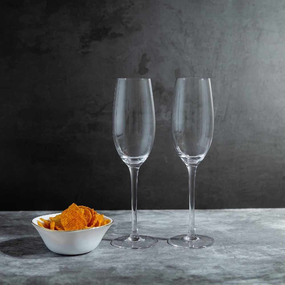 Elance High Class Wine Glass Set (250 ml) (Pack of 2)