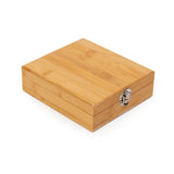 Luxe 4 Piece Mahagony Wood Wine Accessory Kit in Gift Box