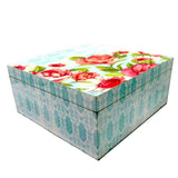 Designer Vintage Floral Wooden Box