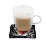 Coffee Cup - 6 Wooden Coaster with Holder Set