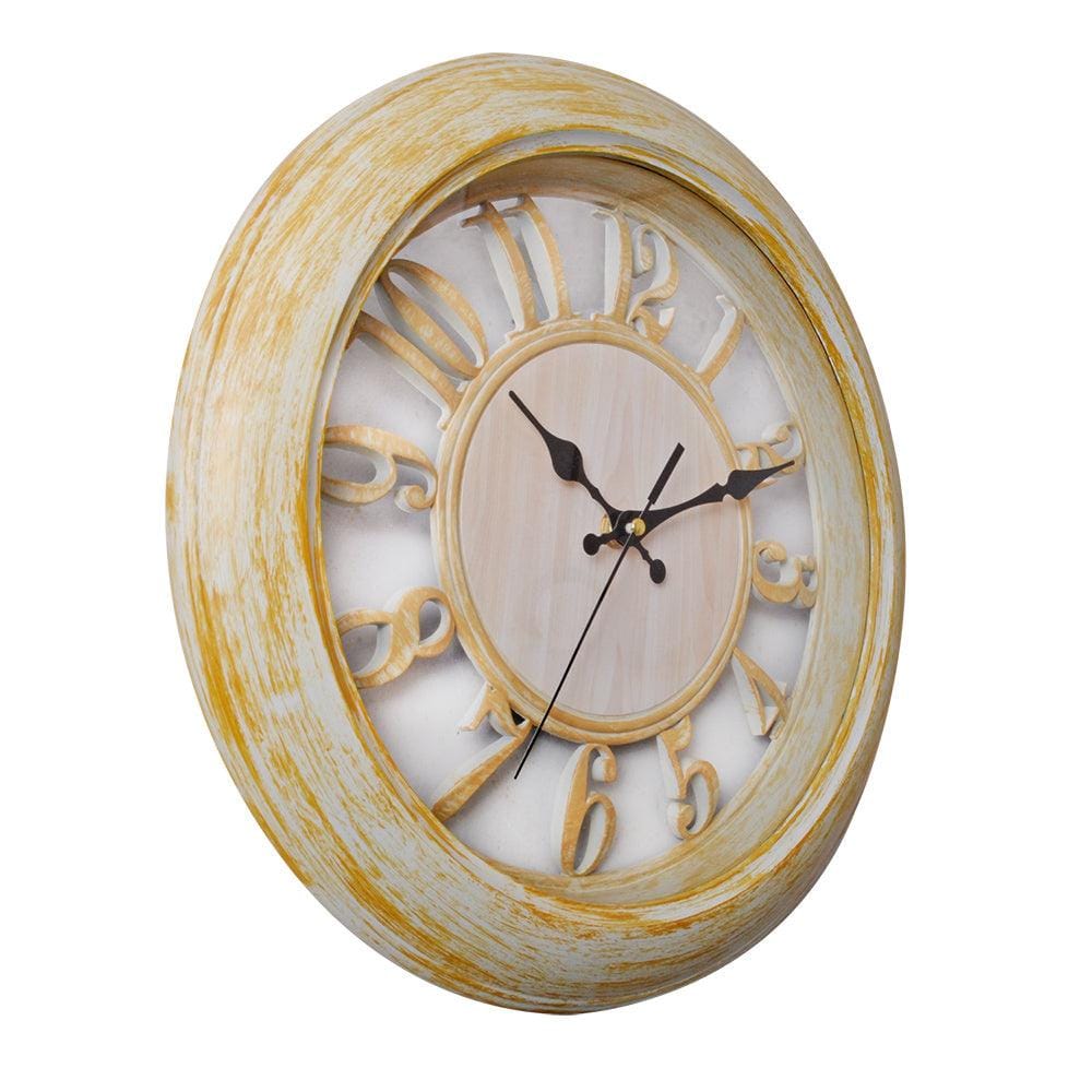Woody Cream Decorative Wall Clock